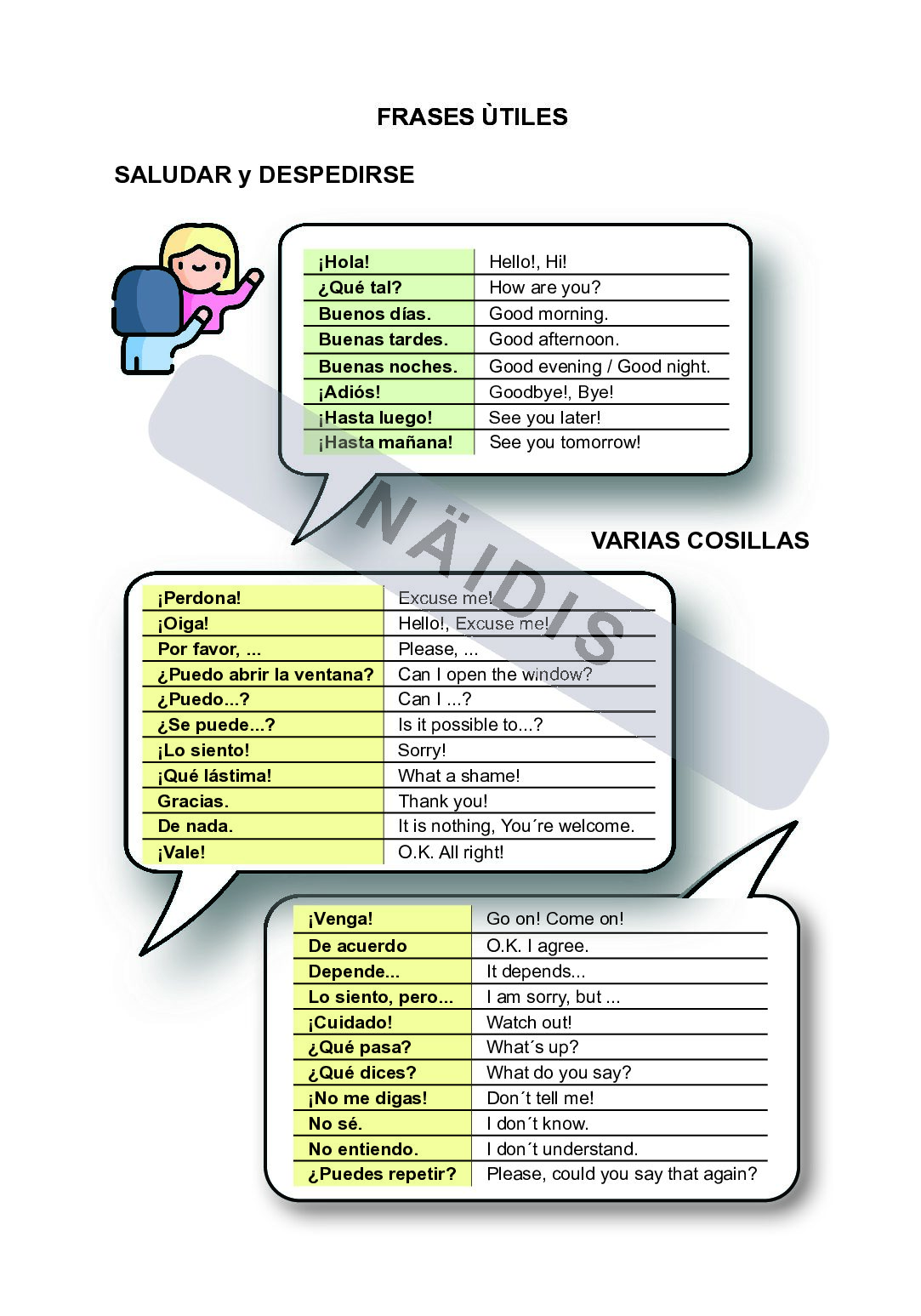 Hispaania keele töölehtede kogumik algajatele, 2. osa - Image 9